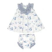 Sailboat Dress & Bloomer Set